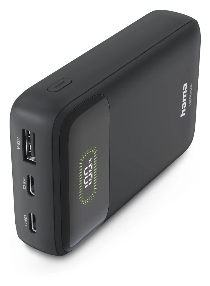 201779 PD10-W20 10000 mAh Powerbank USB Typ-C  (Anthrazit) 