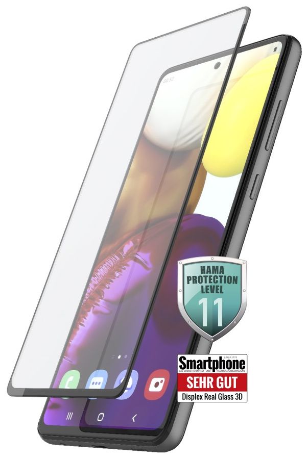213003 Klare Bildschirmschutzfolie gehärtetes Glas 10H für  Samsung Galaxy A52/A52s (5G) Schlagfest, Kratzresistent, Schockresistent 