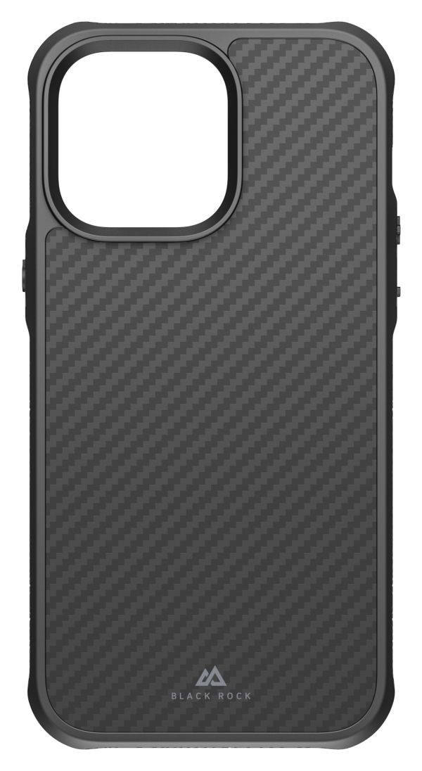 215196 Robust Carbon Cover für Apple iPhone 14 Pro Max  (Schwarz) 