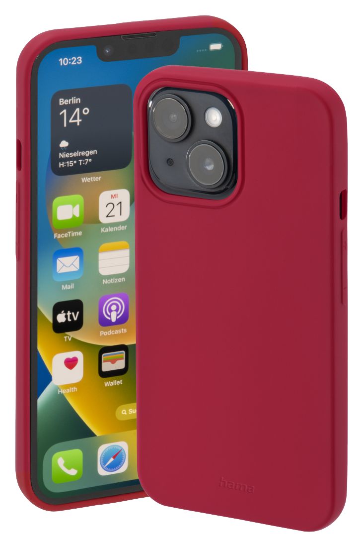 215543 Finest Feel Cover für Apple iPhone 14 Plus (Rot) 