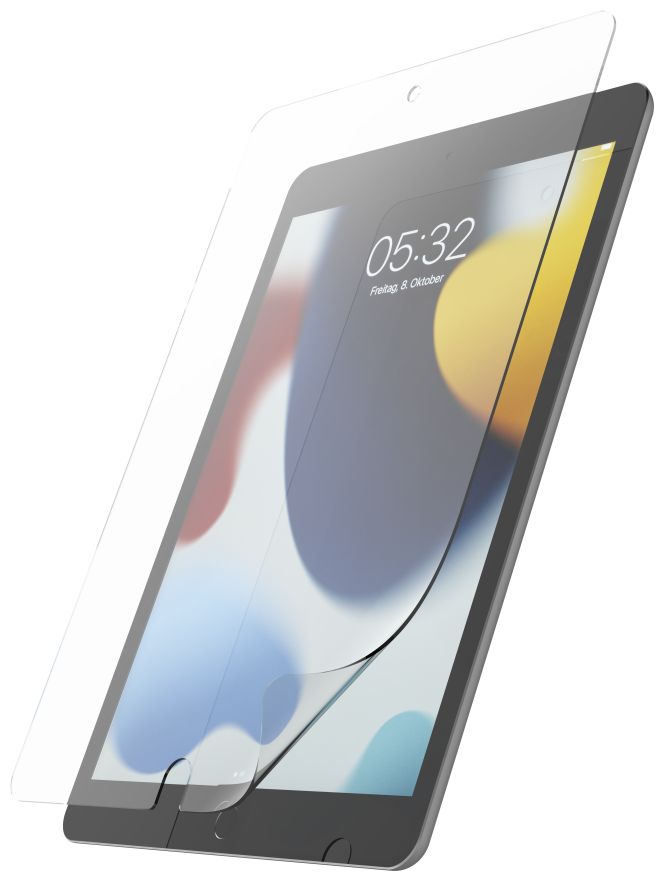 216302 Crystal Clear Displayschutzfolie Klare Bildschirmschutzfolie aus Kunststoff für Apple iPad 10.2" (2019/2020/2021) bis 25,9 cm (10.2") Staubresistent, Kratzresistent (Transparent) 