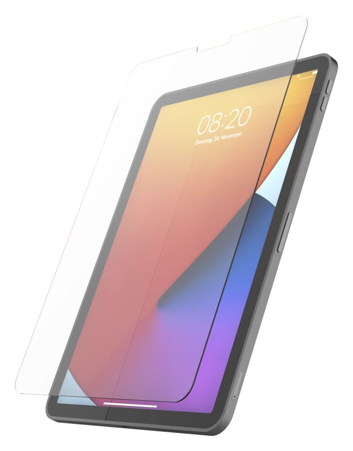 216306 Premium Klare Bildschirmschutzfolie aus gehärtetes Glas 9H für Apple iPad Air 10.9" (4th gen./2020) bis 27,7 cm (10.9") Kratzresistent (Transparent) 