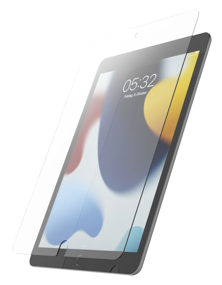 216308 Premium Displayschutzglas Klare Bildschirmschutzfolie aus gehärtetes Glas 9H für Apple iPad 10.2" (2019/2020/2021) bis 25,9 cm (10.2") Kratzresistent (Transparent) 