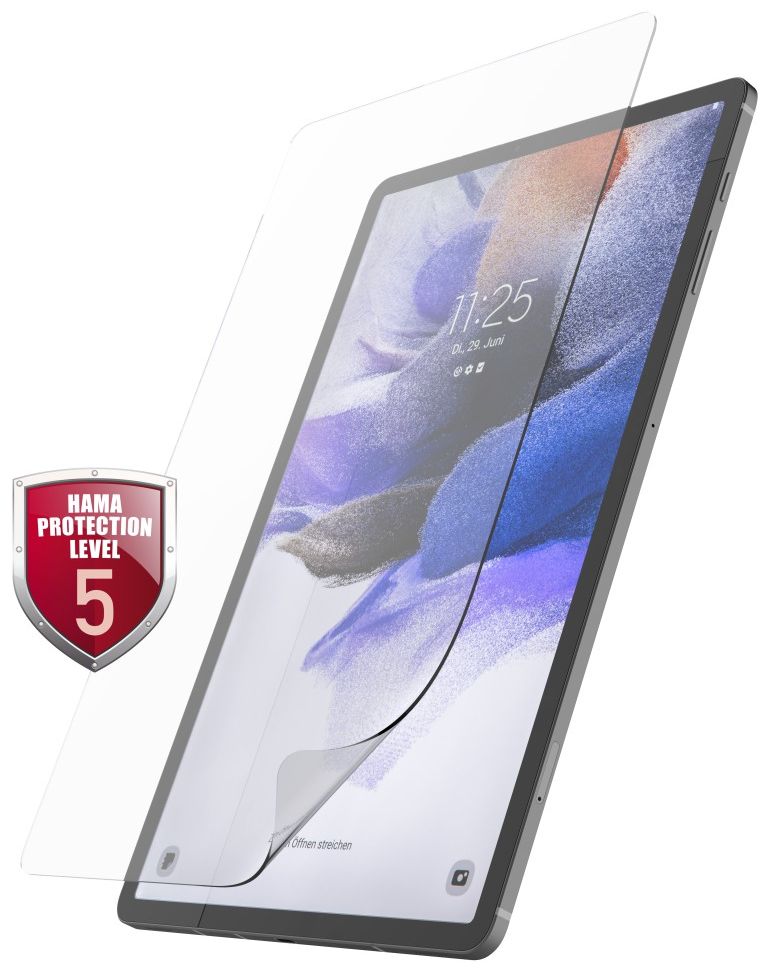 216312 Crystal Clear Displayschutzfolie Klare Bildschirmschutzfolie aus Kunststoff für Samsung Galaxy Tab S7+/S7 FE/S8+ bis 31,5 cm (12.4") Staubresistent, Kratzresistent (Transparent) 