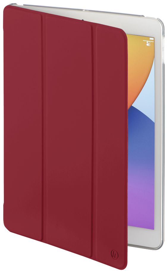 216405 Fold Clear Flip case aus Kunststoff für Apple iPad 10.2" (2019/2020) bis 25,9 cm (10.2") Staubresistent, Kratzresistent mit Magnetverschluss (Rot, Transparent) 