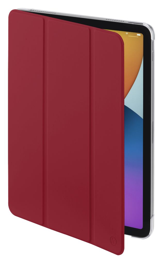 216413 Fold Clear Flip case aus Kunststoff für Apple iPad Air 10.9" (4. Gen/2020) bis 27,7 cm (10.9") Staubresistent, Kratzresistent mit Magnetverschluss (Rot, Transparent) 