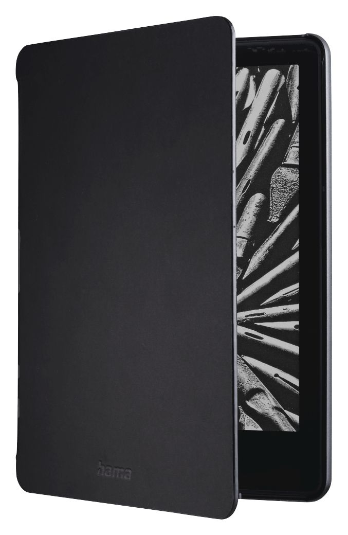 217168 Fold Folio aus Kunststoff für Amazon Kindle Paperwhite (Signature) 5 11th Gen. 2021 bis 17,3 cm (6.8") Schmutzabweisend, Staubresistent, Kratzresistent mit Magnetverschluss (Schwarz) 