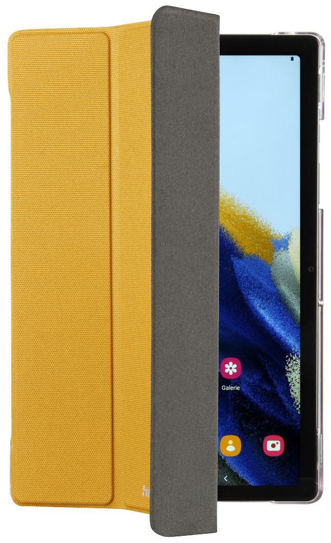 217194 Terra Folio aus Kunststoff für Samsung Galaxy Tab A8 10.5" bis 26,7 cm (10.5") Schmutzabweisend, Staubresistent, Kratzresistent mit Magnetverschluss (Gelb) 