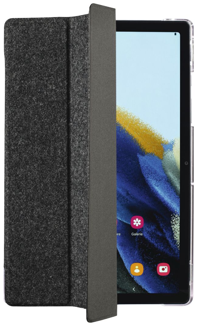 217195 Palermo Folio aus Kunststoff für Samsung Galaxy Tab A8 10.5" bis 26,7 cm (10.5") Schmutzabweisend, Staubresistent, Kratzresistent mit Magnetverschluss (Grau) 