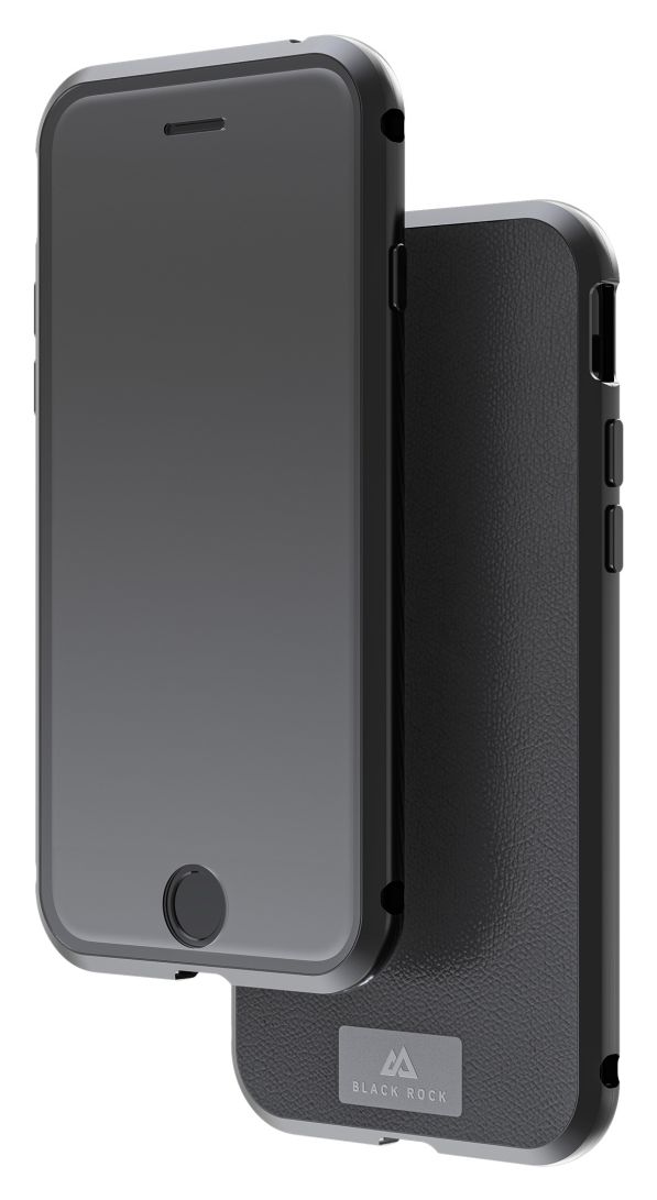 217718 360° Glass Cover für Apple iPhone 7/8/SE 2020/SE 2022 (Schwarz) 