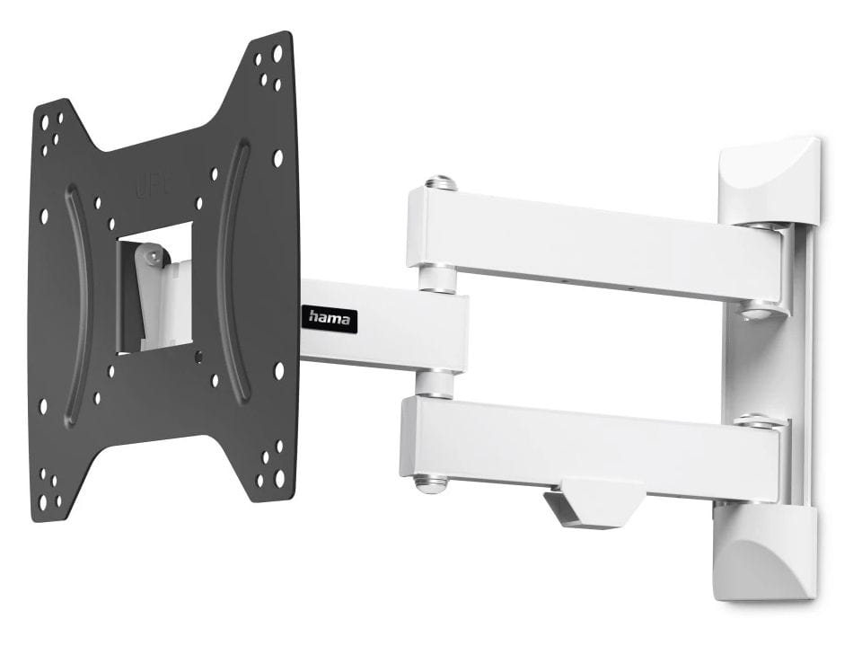 220855 Wandhalterung 180° schwenkbar bis 121,9 cm (48") 20 kg 5 bis 12° neigbar ausziehbar  (Schwarz/Weiß) 