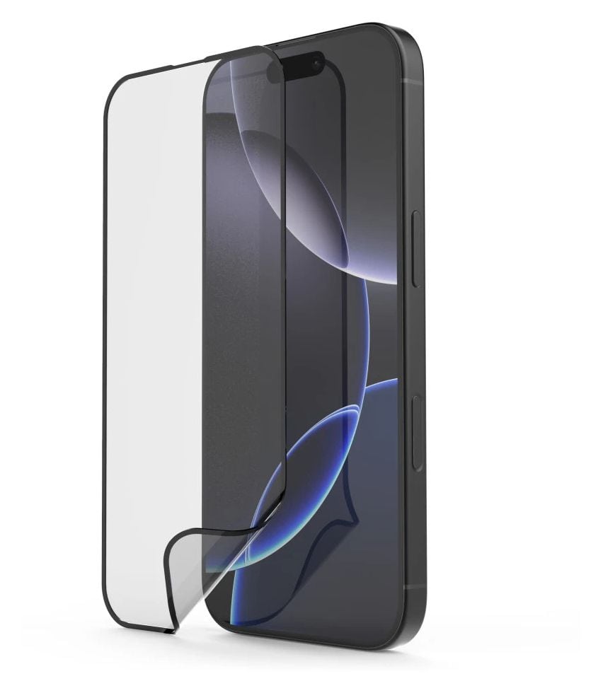 228562 Super Hybrid Klare Bildschirmschutzfolie Kunststoff 9H für  Apple iPhone 17 Pro Max Schlagfest, Kratzresistent, Splitterfrei, Stoßfest 