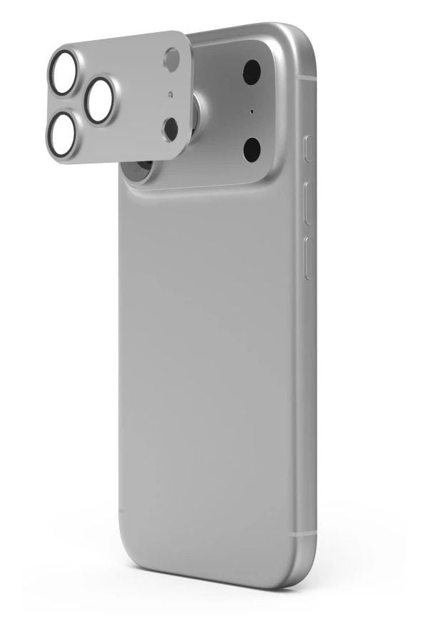233326 Cam Protect Pro Kameraobjektivschutz Gehärtetes Glas, Aluminium 9H für  Apple iPhone 18 Pro Schlagfest, Kratzresistent 
