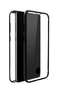 186984 360° Glass Cover für Apple iPhone 11 (Schwarz, Transparent) 