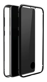 186908 360° Glass Cover für Samsung Galaxy S10 (Schwarz, Transparent) 