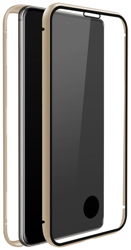 192035 360° Glass Cover für Samsung Samsung Galaxy S20 Ultra (Gold, Transparent) 