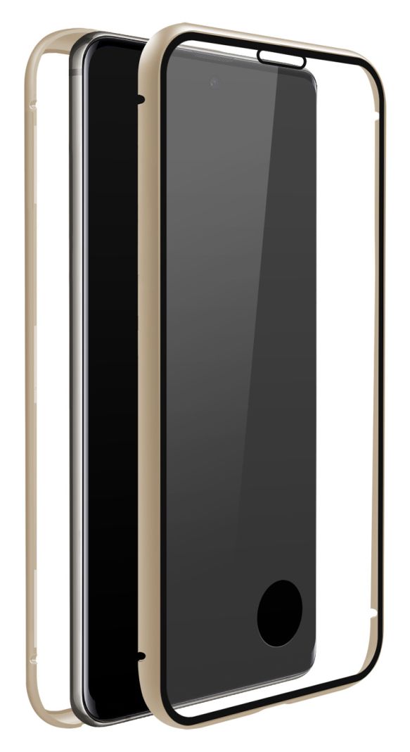 187191 360° Glass Cover für Samsung Samsung Galaxy A51 (Gold) 