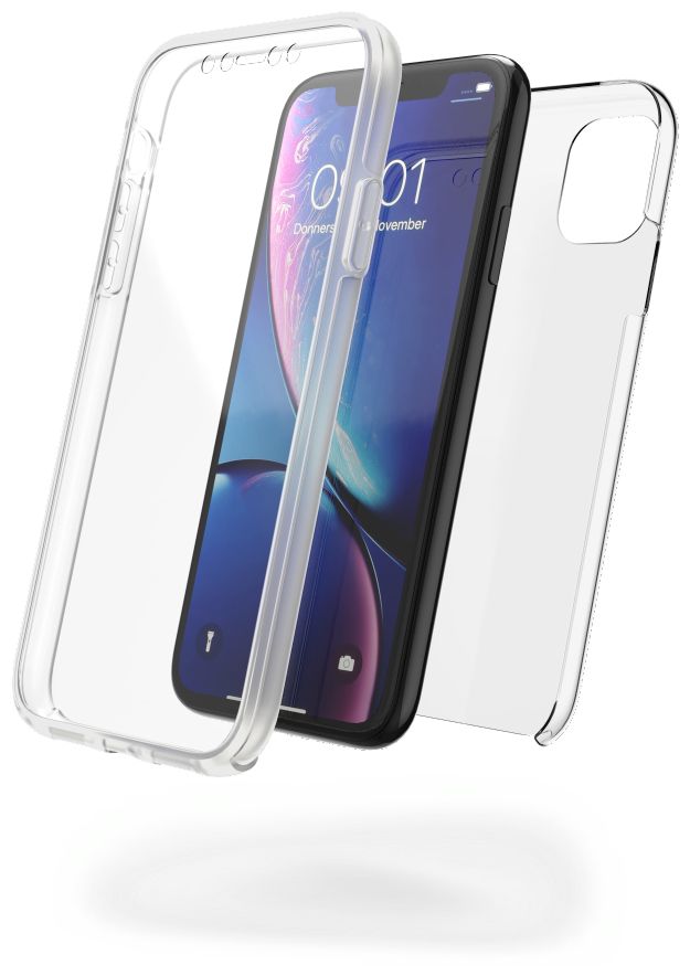 187470 360° Protection Cover für Apple iPhone 11 (Transparent) 