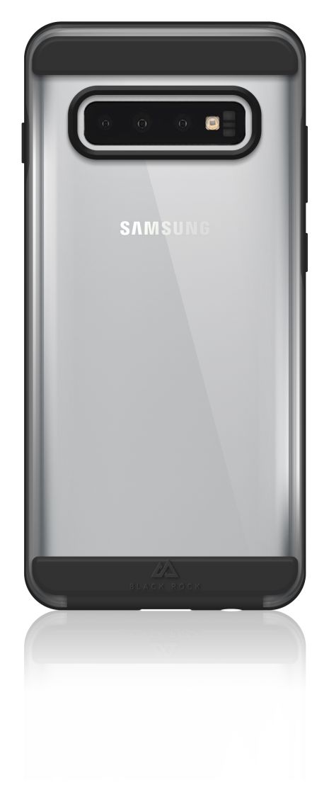 184714 Air Robust Cover für Samsung Samsung Galaxy S10 (Grau, Transparent) 