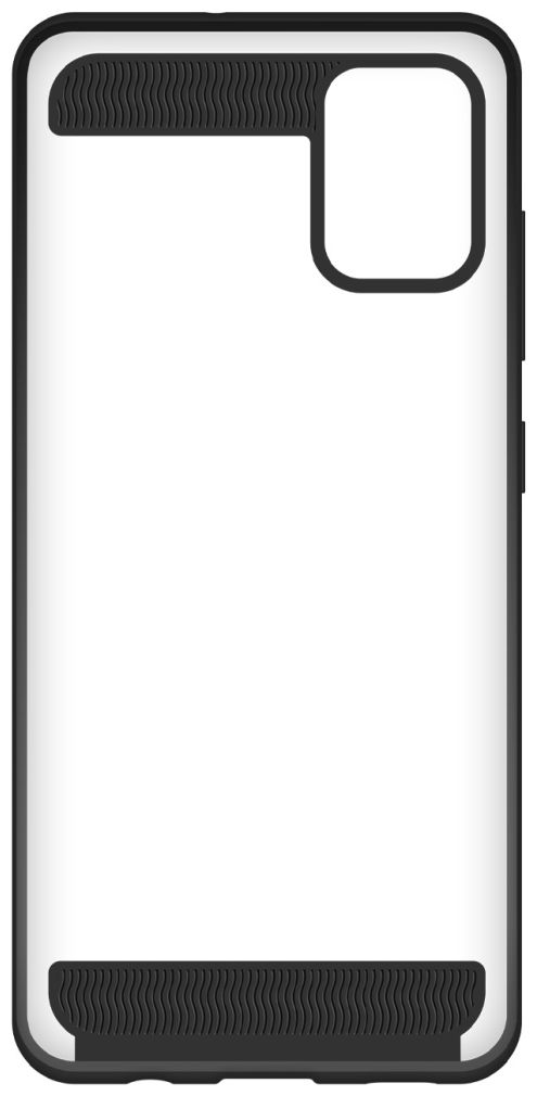 187185 Air Robust Cover für Samsung Galaxy A71 (Schwarz, Transparent) 