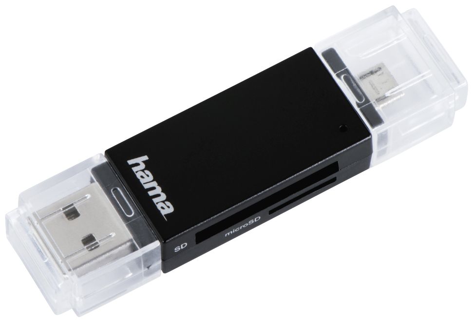 181056 Basic USB 2.0/Micro-USB Multi-Kartenleser MicroSD (TransFlash), SD 