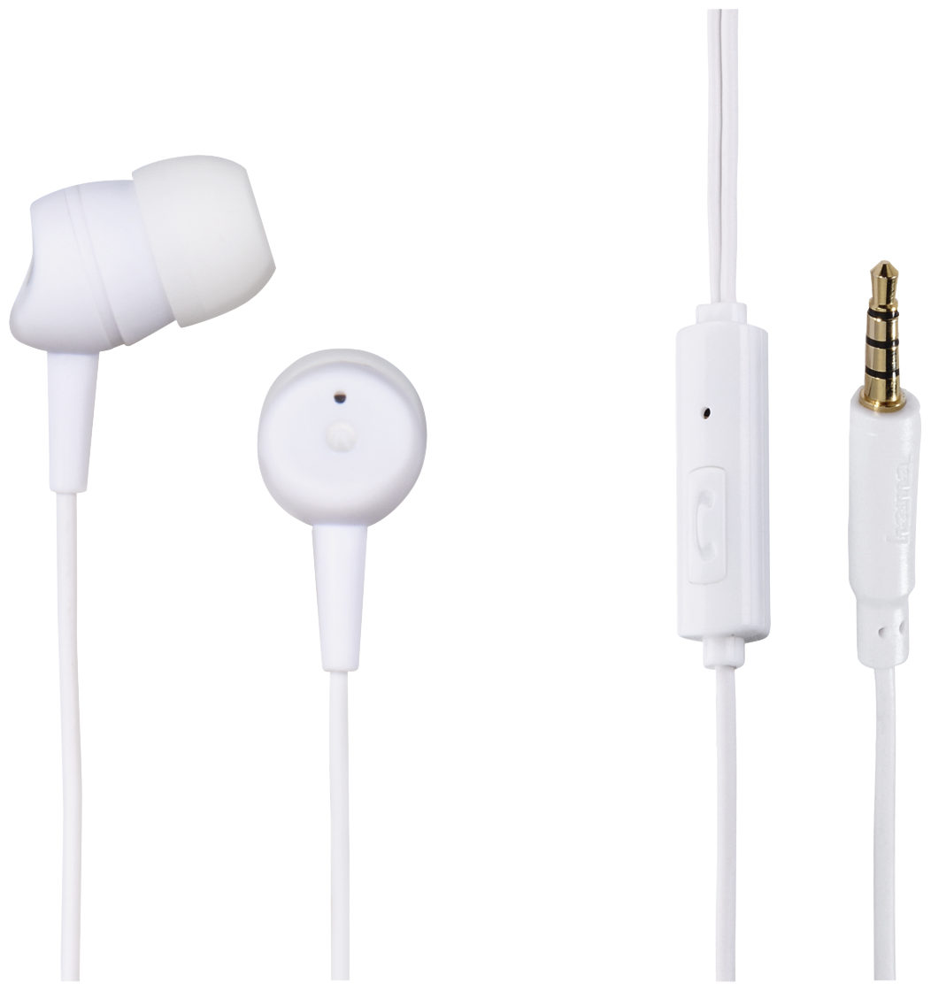 184042 Basic4Phone In-Ear Kopfhörer Kabelgebunden (Weiß) 
