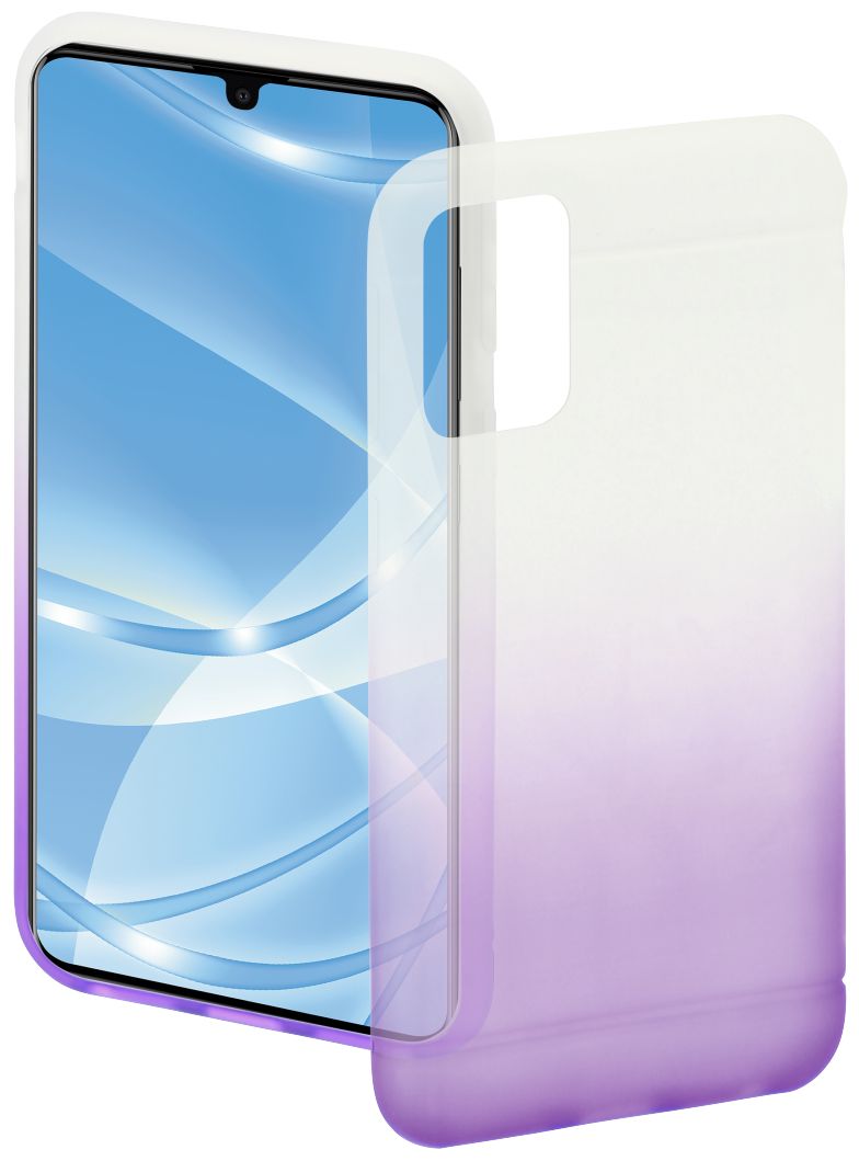 188756 Colorful Cover für Samsung Galaxy A41 (Violett, Transparent) 