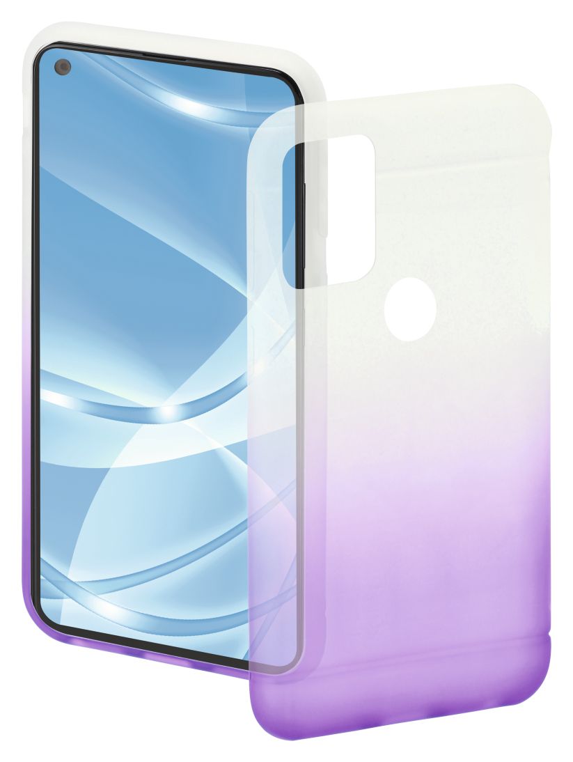 188795 Colorful Cover für Samsung Galaxy A21s (Violett, Transparent) 
