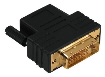 Compact Adapter DVI-D Plug - HDMI Socket 