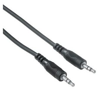 Connecting Cable, 3.5 mm jack, plug - plug, stereo, 1.5 m 