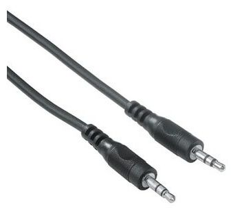 Connecting Cable, 3.5 mm jack, plug - plug, stereo, 1.5 m 