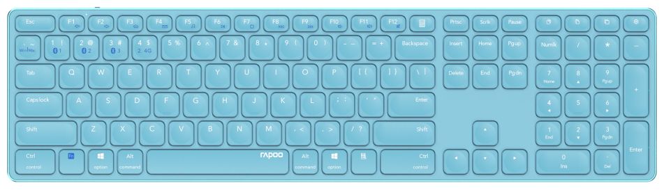 E9800M Büro Tastatur (Blau) 