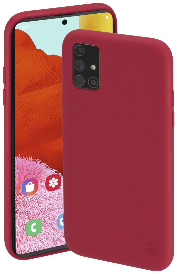 195334 Finest Feel Cover für Samsung Galaxy A51 (Rot) 