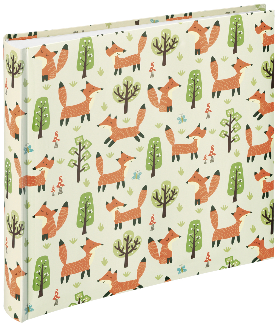 2698 Jumbo-Album "Forest" 100 weiße Seiten 30x30cm Fox Orange, Grün 