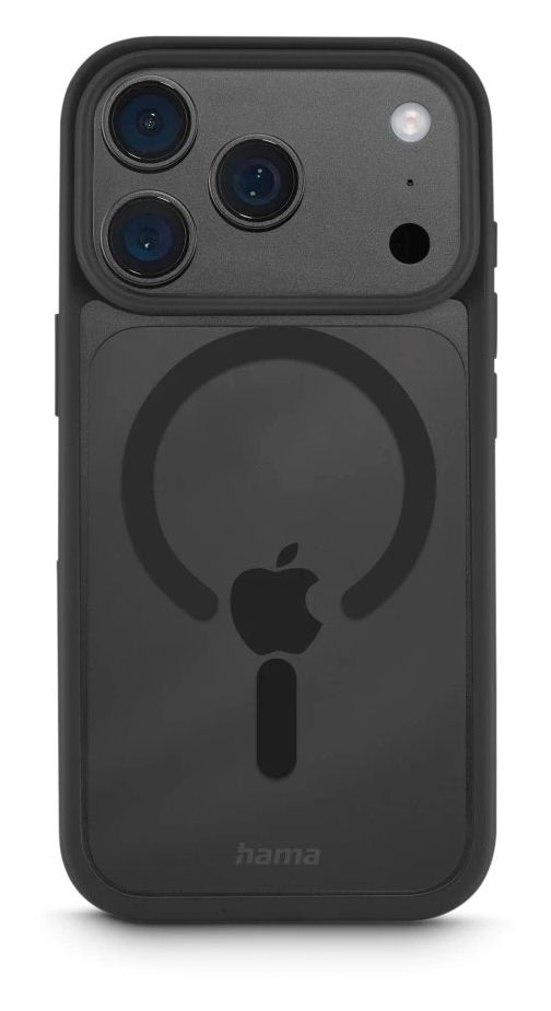 232450 Frame Protect Cover für Apple iPhone 17 Pro / 18 Pro (Transparent, Schwarz) 