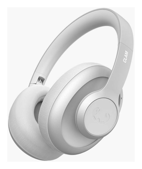 Clam Blaze Over Ear Bluetooth Kopfhörer kabellos 80 h Laufzeit (Hellgrau) 