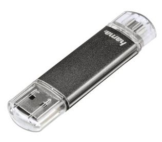 123926 Laeta Twin USB Type-A / Micro-USB Stick 64 GB 