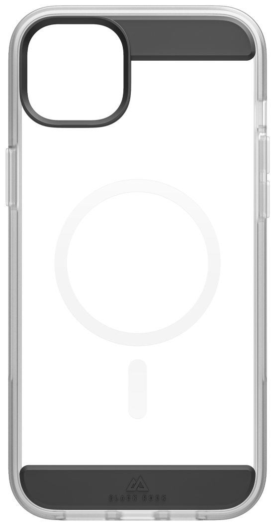 215183 Mag Air Protection Cover für Apple iPhone 14 Plus (Schwarz, Transparent) 