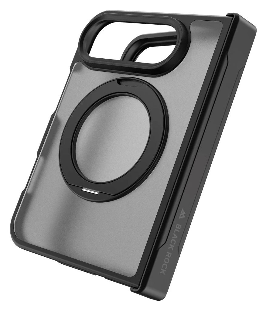 232490 Mag Hybrid Stand Cover für Apple iPhone Duo  (Schwarz) 