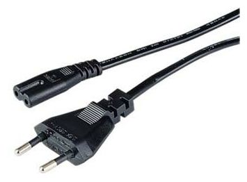 Mains Cable, 1.5 m, Black 