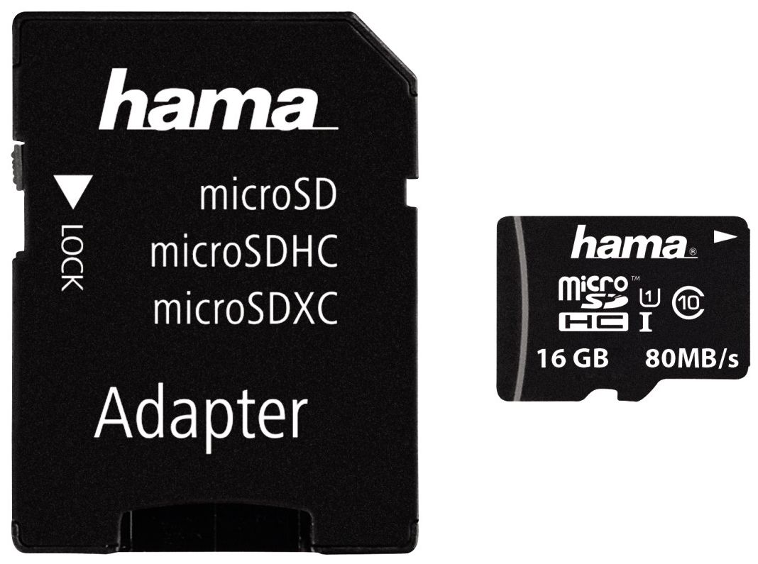 124150 MicroSDHC Speicherkarte 16 GB Klasse 10 