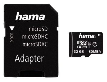 124139 MicroSDHC Speicherkarte 32 GB Klasse 10 