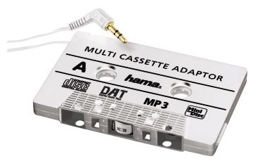 MP3/CD Adapter Kit Car, white 