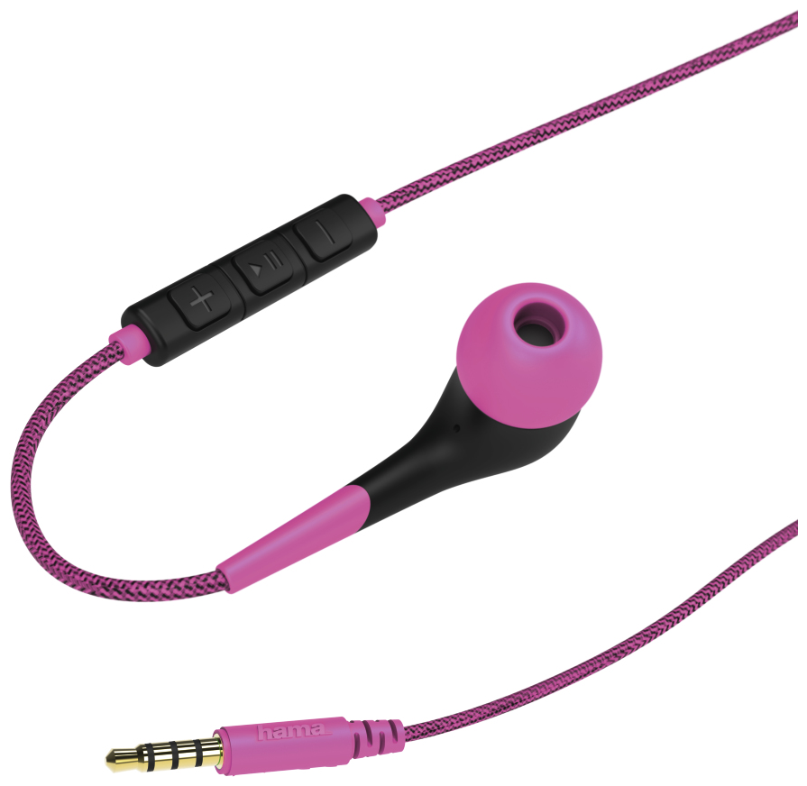184033 Neon In-Ear Kopfhörer Kabelgebunden (Schwarz) 
