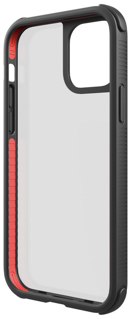 217031 Robust Transparent Cover für Apple iPhone 13 Pro (Schwarz, Transparent) 