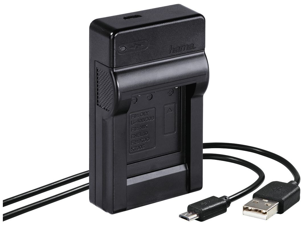 00081377 USB-Ladegerät "Travel" für Olympus Li40B/42B 
