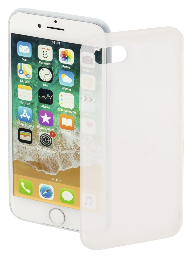 187490 Ultra Slim Flexible Cover für Apple iPhone 7/8 (Weiß) 