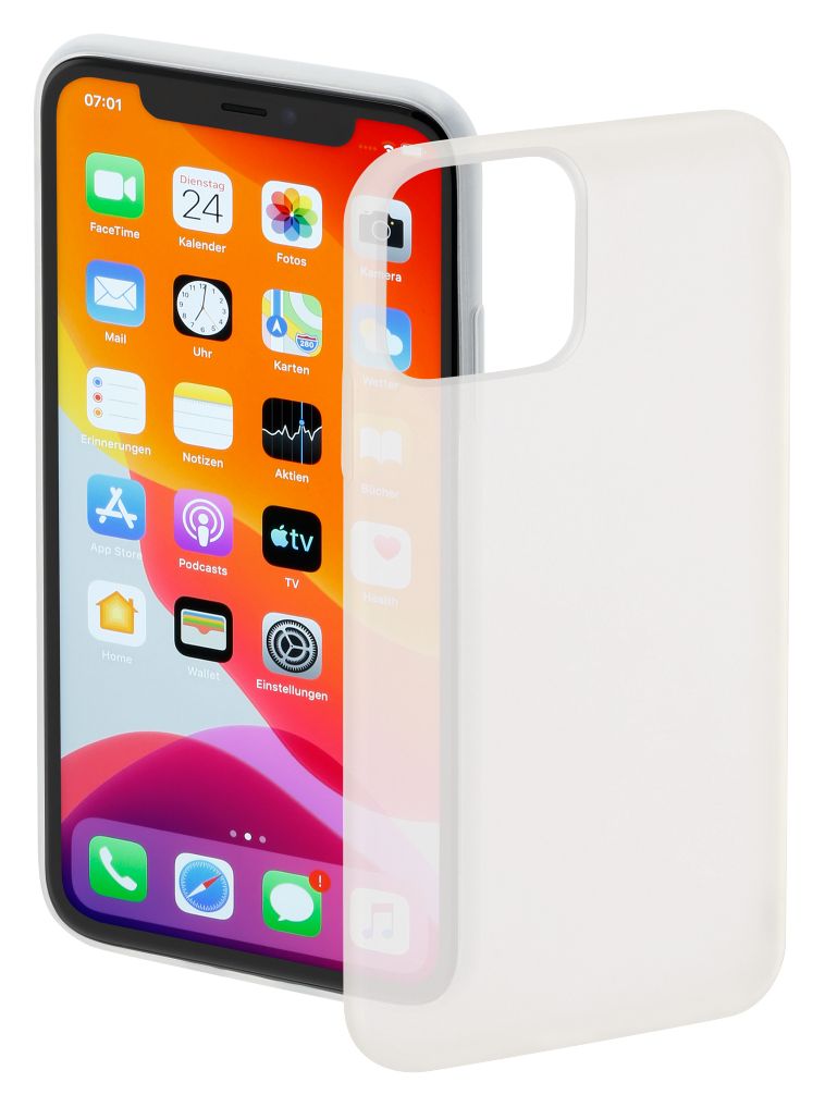 187494 Ultra Slim Flexible Cover für Apple iPhone 11 (Weiß) 
