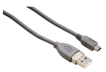 USB 2.0 Extension Cable, A-plug - mini B-plug, 0.25 m 
