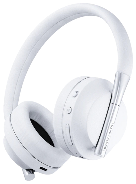 Play Ohraufliegender Bluetooth Kopfhörer kabelgebunden&kabellos (Weiß) 